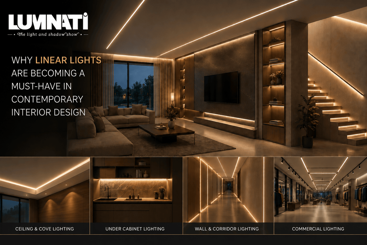 Why Linear Lights Are Becoming a Must-Have in Contemporary Interior Design
